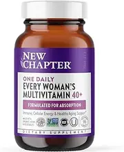 New Chapter Women's Multivitamin, Every Woman's One Daily 40+ Fermented with Probiotics + Vitamin D3 + B Vitamins + Organic Non-GMO Ingredients - 96 ct (Packaging May Vary)
