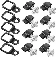 8 Sets Roof Quick Release Screws Car Trunk Bed Hooks Vehicle Trunk Pull Ring Hooks Multipurpose Hooks Car Pull Rings Trunk Bed Ring Trunk Hooks Car Roof Hooks Car Pull Ring Hooks