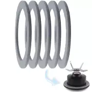 Hamilton Beach Blender O-Ring Gasket Seal - 5 Pcs Replacement Parts for Blender