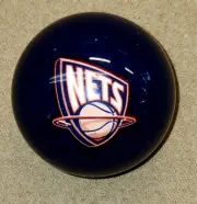 POOL BALL CUE BALL BROOKLYN NETS NBA - BRUNSWICK CHALK THE GAME ROOM STORE N.J.