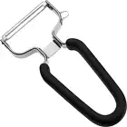 Germany Ultra Sharp Stainless Steel Vegetable Peeler Non Slip - Black