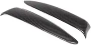 Auto Styling Car Exterior Accessories Front Fog Lamp Decorative Protection Frame Sticker Kits ABS Carbon Compatible For Fiat 11-15 500(Side Bumper B)