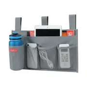 Hanging Bedside Caddy, Bedside Storage Organizer for Magazine, Phone, Remote ...