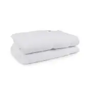 2pc Onkaparinga Avalon Premium Bath Sheets Set 90x167cm Cotton 550GSM White