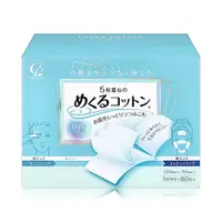 在飛比找PChome24h購物優惠-日本Cotton Labo五層超薄型化妝棉 80枚入(50x
