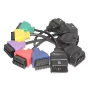 6x ELM OBDII Adapters Cable Car Diagnostic OBD2 Connector For Fiat Alfa Jeep JK