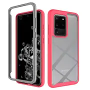 MCC Shockproof Bumper Case Samsung Galaxy S20 Ultra Clear Back Cover G988 [Magenta]
