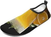 [BTCOWZRV] Water Shoes for Women Men Oranges Orange Juice Water Sports Shoes Slip-on Breathable Lightweight Athletic Aqua Sock