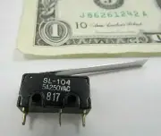 Lot 5 Stainless Lever Micro Switches SL-104 5A 250VAC Vending Arcade Machine New