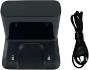 Charging Dock Charge Docking Station Accessories with Power Cord Compatible for Dreame F9/D9/L10s Pro/L10s Pro Gen2 Vacuum Cleaner(Black Set)
