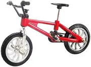 Mini Finger Bikes Miniature Mountain Bike Model Bicycle Toys Ornament for Boys Kids Red Mini Bicycle Ornament Racing Bike Toy Mountain Model