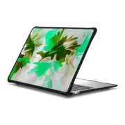 MacBook Air 13-inch (M1 / Intel) Impact Case DECONSTRUCTING THE GARDEN 5 - Green White Romantic Love Floral Romance Abstract Painting Flowers Chic Bridal Bouquet Bride Wedding Elegant Nature Lovely