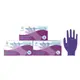 《三花》三花無粉合成橡膠手套 【1盒】H1167型-無粉NBR手套(紫) Size:XS-L 【1盒】
