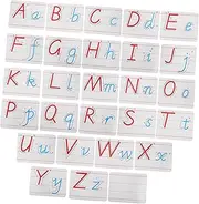 Homoyoyo 1 Set Alphabet Magnets Set for Fridge Uppercase Lowercase Letters for Preschool Learning Interactive Play Fine Motor Skills Development Includes Storage Bag Pen