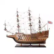 Sovereign of the Seas No Sails | Handcrafted Ship Model W/ Metal Lantern