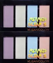 KleanColor Mermaid Cleam 2 prismatic Hightlighter Palette BH 731-02 10 g. Set