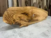 Live Edge Oak Wood Slab / Rustic Oak / Kiln Dried Oak Shelf / Curl Burl Oak Slab