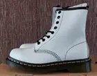 BRAND NEW IN BOX DR MARTENS WOMENS 1460 BOOTS - WHITE - UK 3 / EU 36