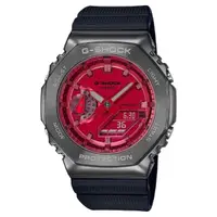 在飛比找momo購物網優惠-【CASIO 卡西歐】G-SHOCK 農家橡樹 時尚金屬雙顯