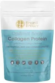 BRAIN AND BRAWN Optimal Body Collagen Protein (100% Bovine Collagen Peptides) Unflavoured 300g