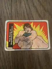 WWF Rick Martel Magnificent Muracco Prism Sticker Vintage 80s Vending machine