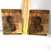 Artesian Cassidy Drapery Hardware Lot of 12 European Style Bamboo Dark 2 Packs