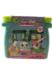 Crayola Scibble Scrubbies Scented Spa Playset Color Clean Washable Little Pets