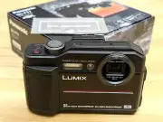 Panasonic LUMIX DC-FT7-K Compact Digital Camera Black Waterproof 4K videosupport