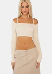 Make An Appearance Knit Crop Top