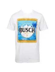 Busch Beer Jumbo Print Vintage Label T-Shirt