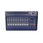 PMX1202D-USB 12-Channel Audio Mixer with Power Amplifier 16 DSP Reverb Presets