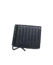Knit a folding purse One size Black