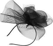 [WEKADRIN] Fascinator Headband Mesh Plume Headband Decor for Women Fascinator Hair Clip Hair Accessories for Girls