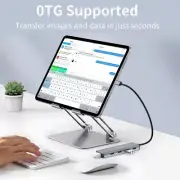 USB C Hub 10Gbps 5 Port USB3.2 Hub Portable Splitter USB Type C Adapter