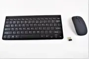 2.4G Wireless Keyboard and Mouse Set - Silent, Ultra-thin, 10m connectivity