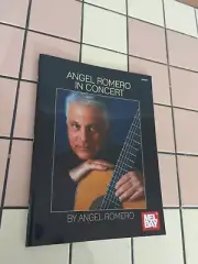 Angel Romero In Concert For Classical Guitar Rare Sheet Music Book