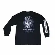 METAL MULISHA MEN'S UNDEAD BLACK LONG SLEEVE T SHIRT NWT