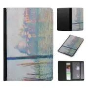 PASSPORT ITINERARY ORGANIZER|CLAUDE MONET - LE GRAND CANAL ART PAINT
