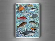 Stickers childrens fish decoration kids labels scrapbook card making