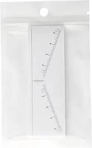 Brow Stencil, 25 Pieces Microblading Ruler Eyebrow Templates,Eyebrow Ruler Stencils,Women Eye Shaper,Positioning Stickers for Women Eye