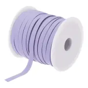 1/4 Inch Double Fold Bias Tape Continuous Bulk Bias Tape (Light Purple 25 Yards)