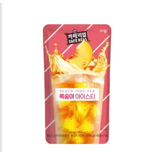 【Jardin Cafereal】韓國 水蜜桃冰茶 隨手包 230 ml