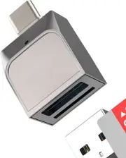 USB C to USB Adapter Micro SD Card Reader(2in1)OTG 3.0 Port for iPhone16 15