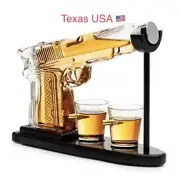 Pistol Whiskey & Wine Decanter - 7.6OZ Pistol Whiskey Gun. Great Gift