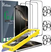 3 Pack Screen Protector for iPhone 16 Pro Max [Phone Case Fit], 3 Tempered Glass