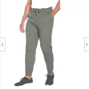 ORVIS MENS LUXE FLEECE PULL STRING LOGO/POCKET JOGGERS (HTR GRIFFIN GRAY 3XL)NWT