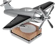 Vaguelly 1PC airplane ornaments cool mist diffuser Solar Airplane Car Diffuser truck diffuser air freshener diffuser essential oils diffusers for home essential oil perfume Car Ornament man