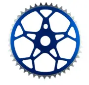 ProBMX Pro Snowflake Chainwheel - Dark Blue 44T - Old School Retro BMX Mongoose