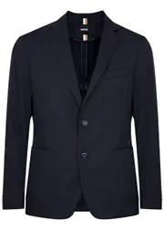 Boss Stretch-twill Blazer - Navy - 48 (UK38 / M) 48 (UK38 / M)
