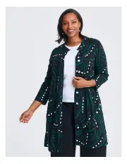 [Taking Shape] Natural Harpa Duster in Multi